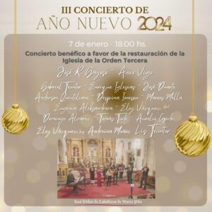 III CONCIERTO DE AÑO NUEVO EN ORDEN TERCERA DE SAN FRANCISCO DE A CORUÑA